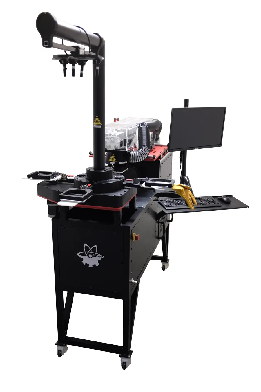 Laser cutting and marking at production speed.