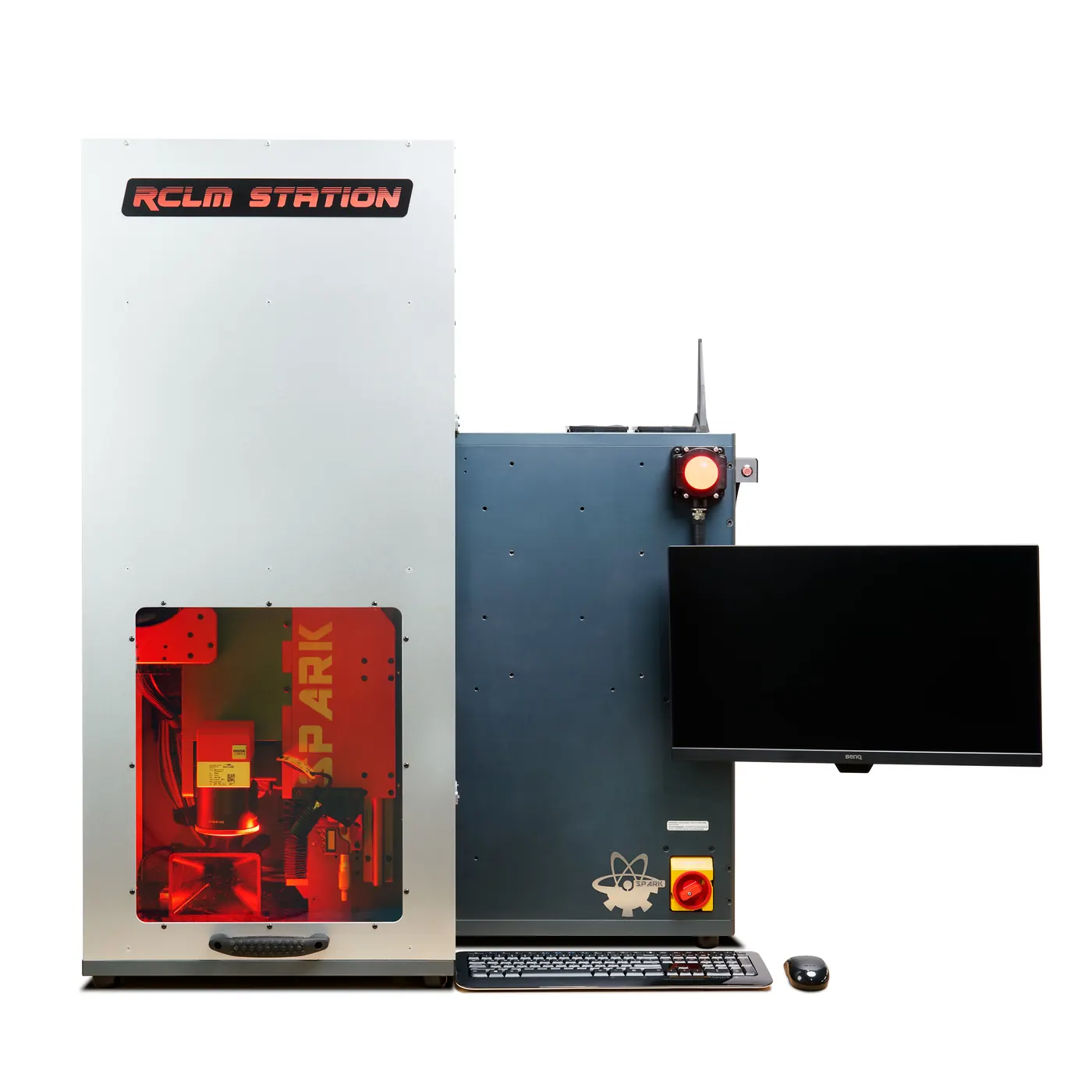 Spark precision laser station